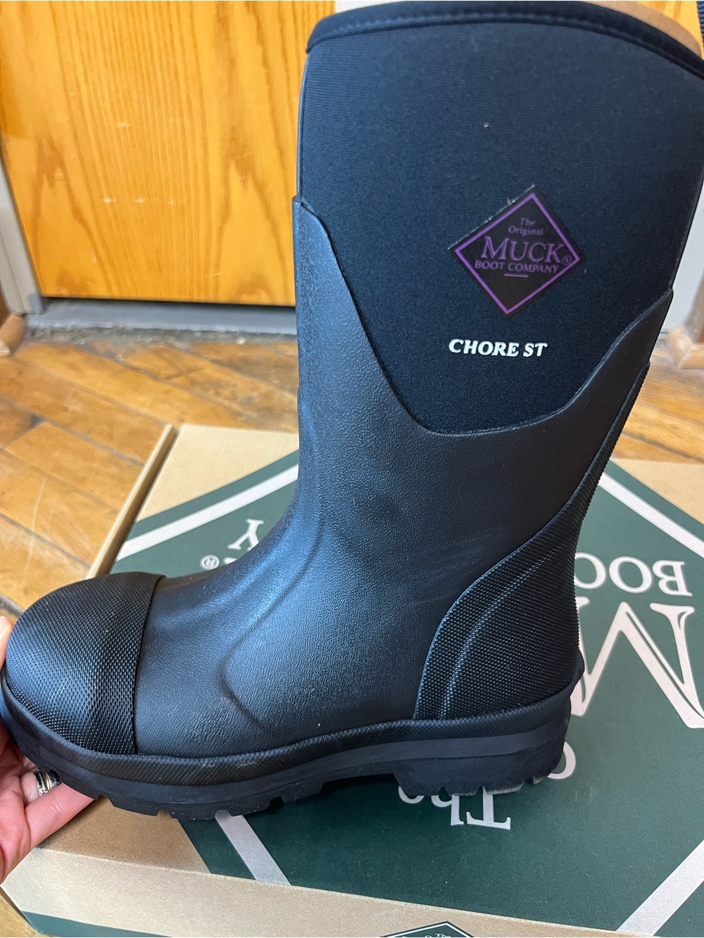 The Original Muck Boot Company Chore ST Women’s Black Rain & Snow Boot